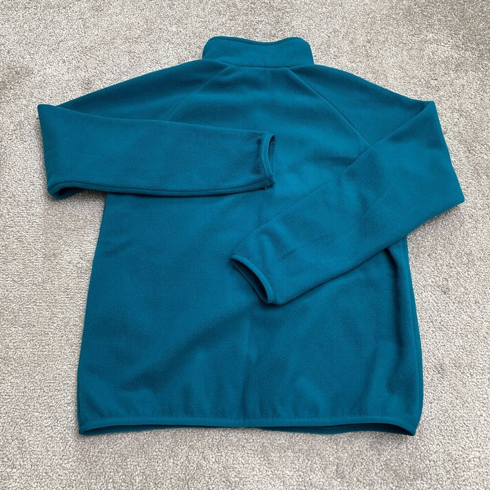 The North Face Khumbu Fleece Jacket Girls Kids Large Teal Blue Full Zip Outdoor - Picture 2 of 10